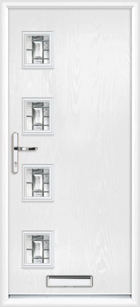 Gloucester Zinc Prairie blue composite front door